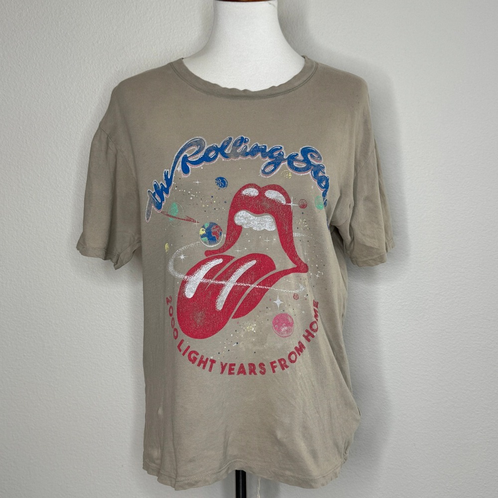 DAYDREAMER Free People Rolling Stones 2000 Light Years From Home SM T-Shirt SS